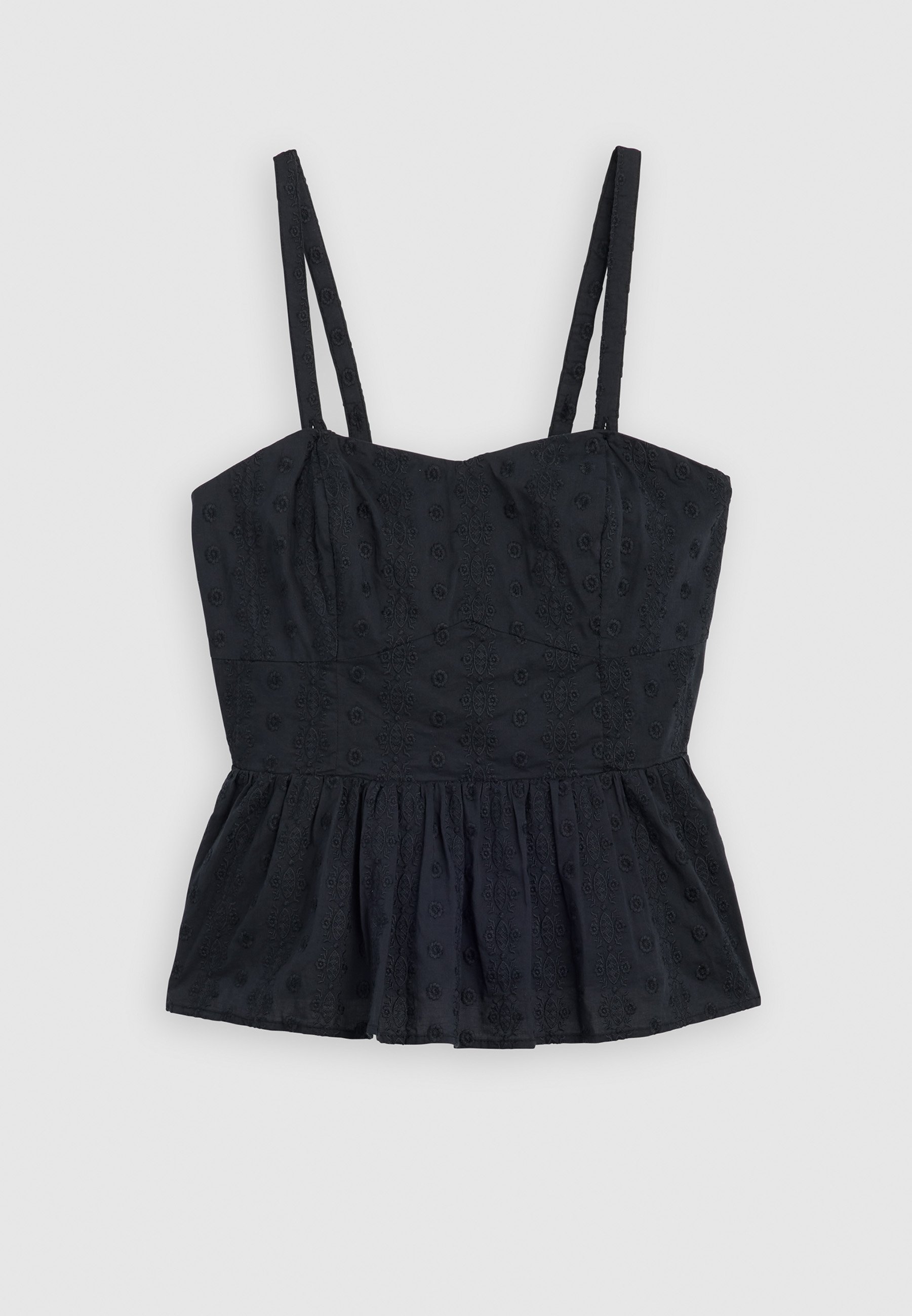 Levi's® LULA EYELET TANK - Top - anthracite night/nero