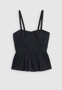 LULA EYELET TANK - Top - anthracite night