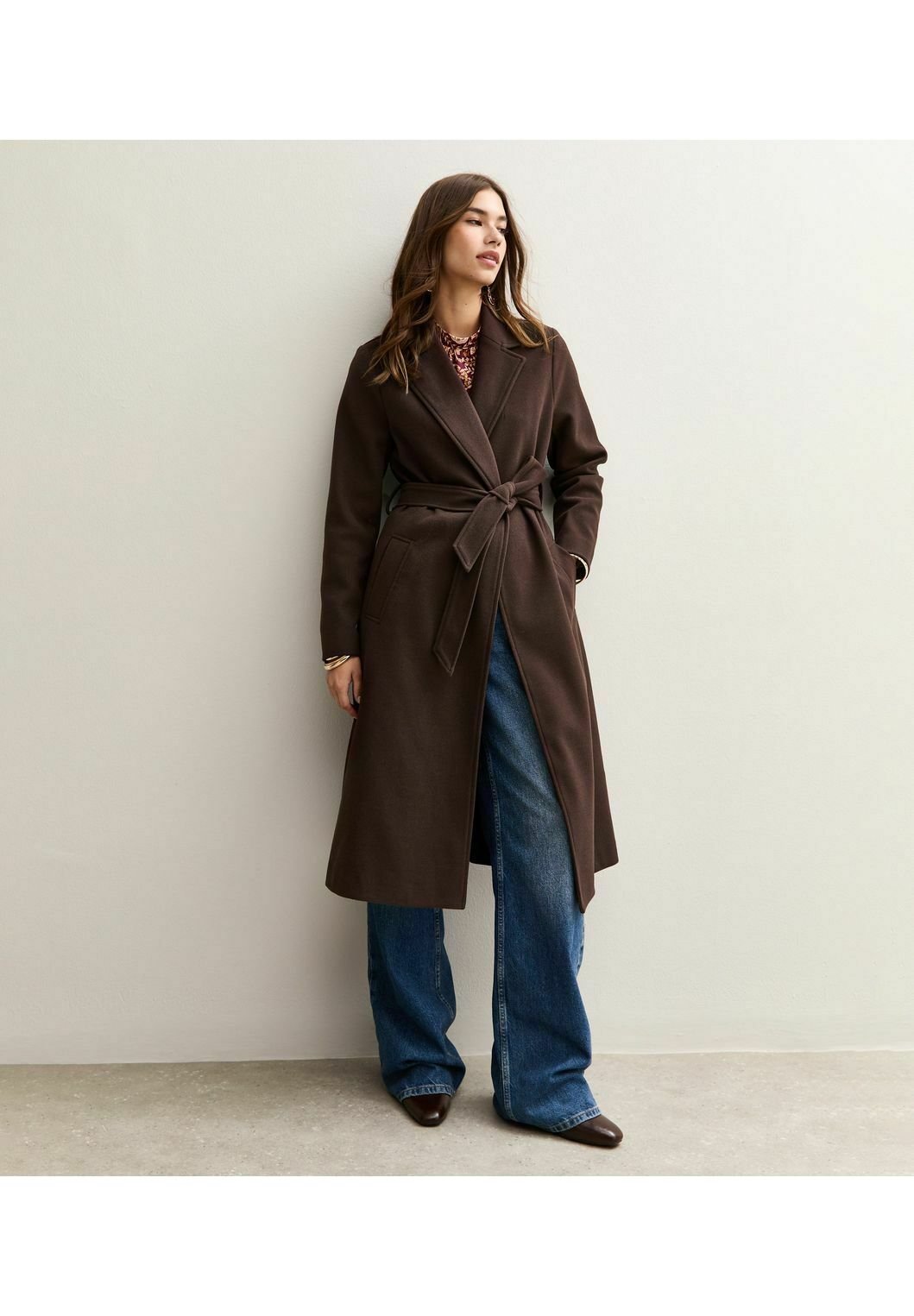 New Look Mantel - dark brown/donkerbruin - Zalando.nl