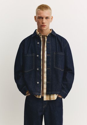 WITH POCKETS  - Denimová bunda - dark blue