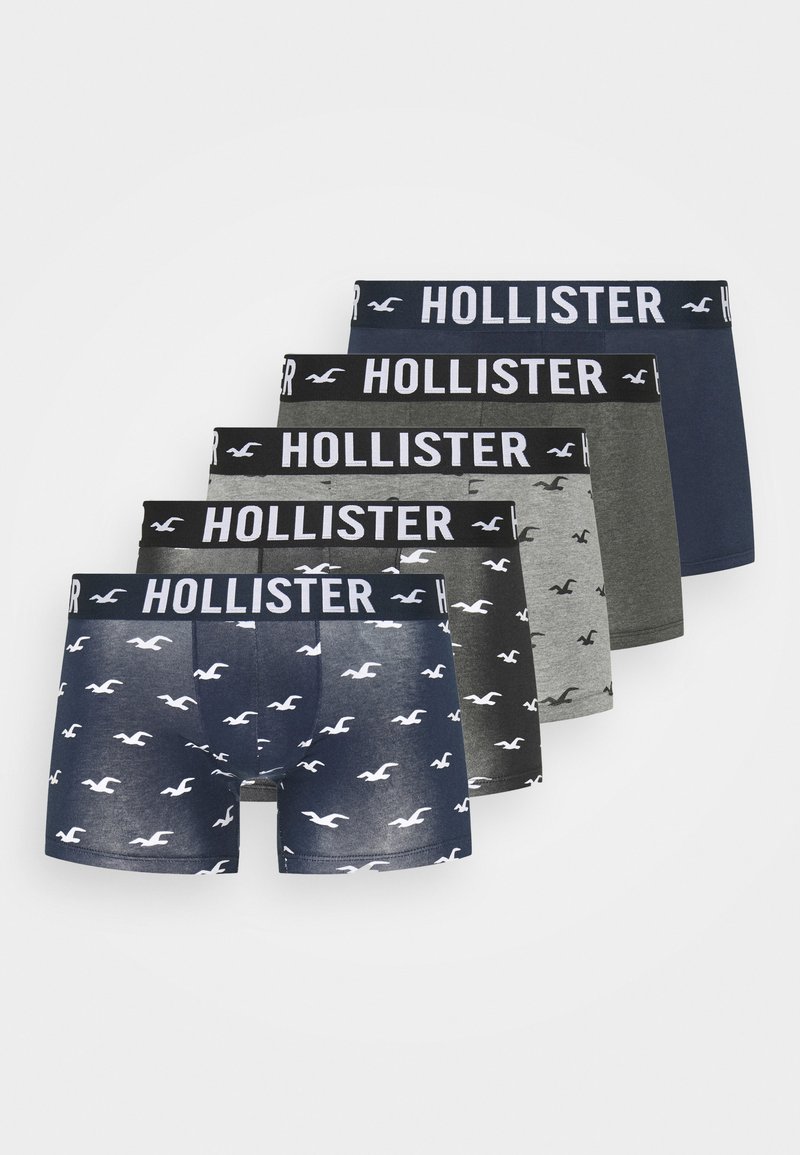 Herren Unterhosen | Hollister Co. PATTERN 5 PACK Panties light grey/dunkelblau - LB29094 Herren Unterhosen | Hollister Co. PATTERN 5 PACK Panties light grey/dunkelblau - LB29094
