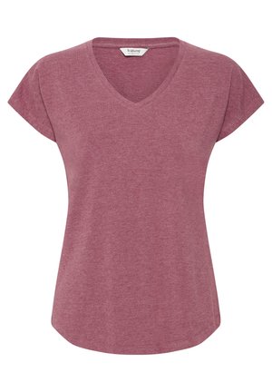 b.young, BYPAMILA V - T-shirt basique - roan rouge melange