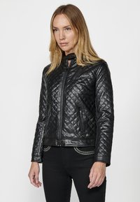 Koroshi Giacca in similpelle - black