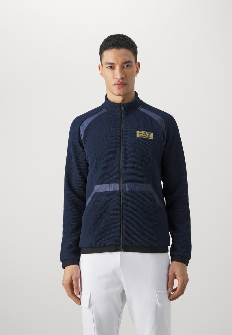 EA7 Emporio Armani Felpa con zip - blu navy