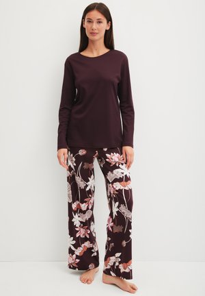 LANG SET - Pyjama set - black cherry