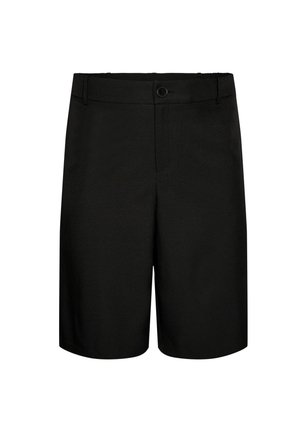 Zizzi, LOCKERE BERMUDASHORTS MIT HOHER TAILLE - Shorts - schwarz