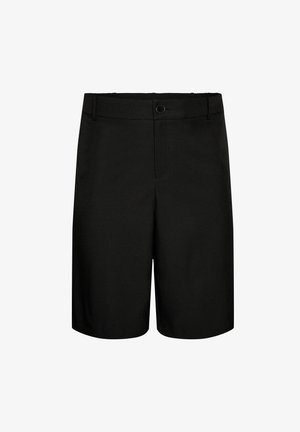 Zizzi, LOCKERE BERMUDASHORTS MIT HOHER TAILLE - Shorts - schwarz