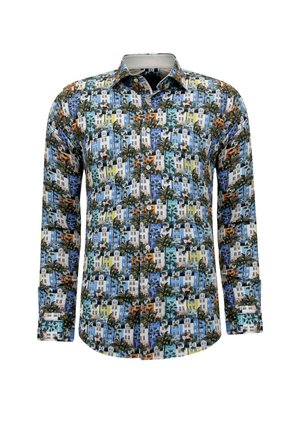 Local Fanatic, Overhemd - blauw, grijs