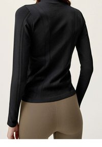 Born Living Yoga Tröja med dragkedja - black