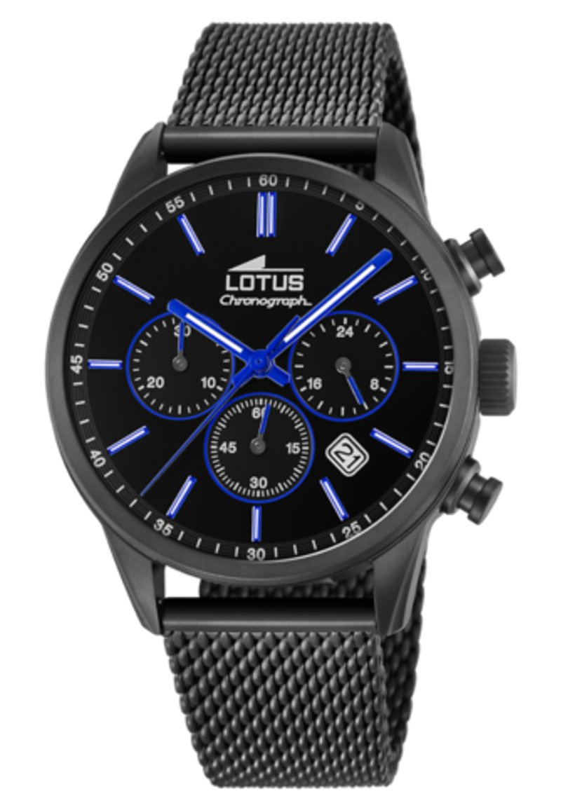 Paire D'aiguilles De Montre - Noires Avec Centre Vert (Neuves Sans Emballage)