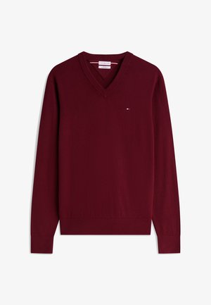 Tommy Hilfiger, PIMA - Neule - deep rouge