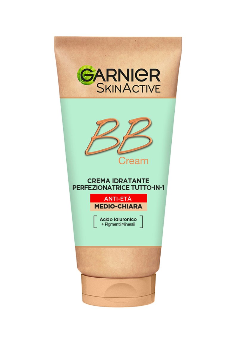 Garnier BB CREAM ANTI-ETÀ SKINACTIVE PER PELLE UNIFORME E RUGHETTE RIDOTTE LOOK NATURALE ARRICCHITA CON ACIDO IALURONICO ALOE VERA E PIGMENTI MINERALI SPF 25 - BB Creme - tonalità: medio-chiara