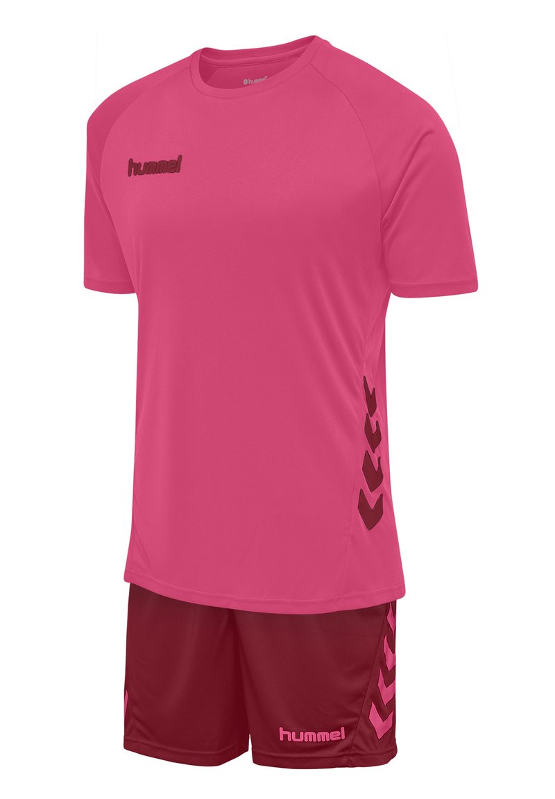 Hummel DUO SET - Shorts - raspberry sorbet/biking red