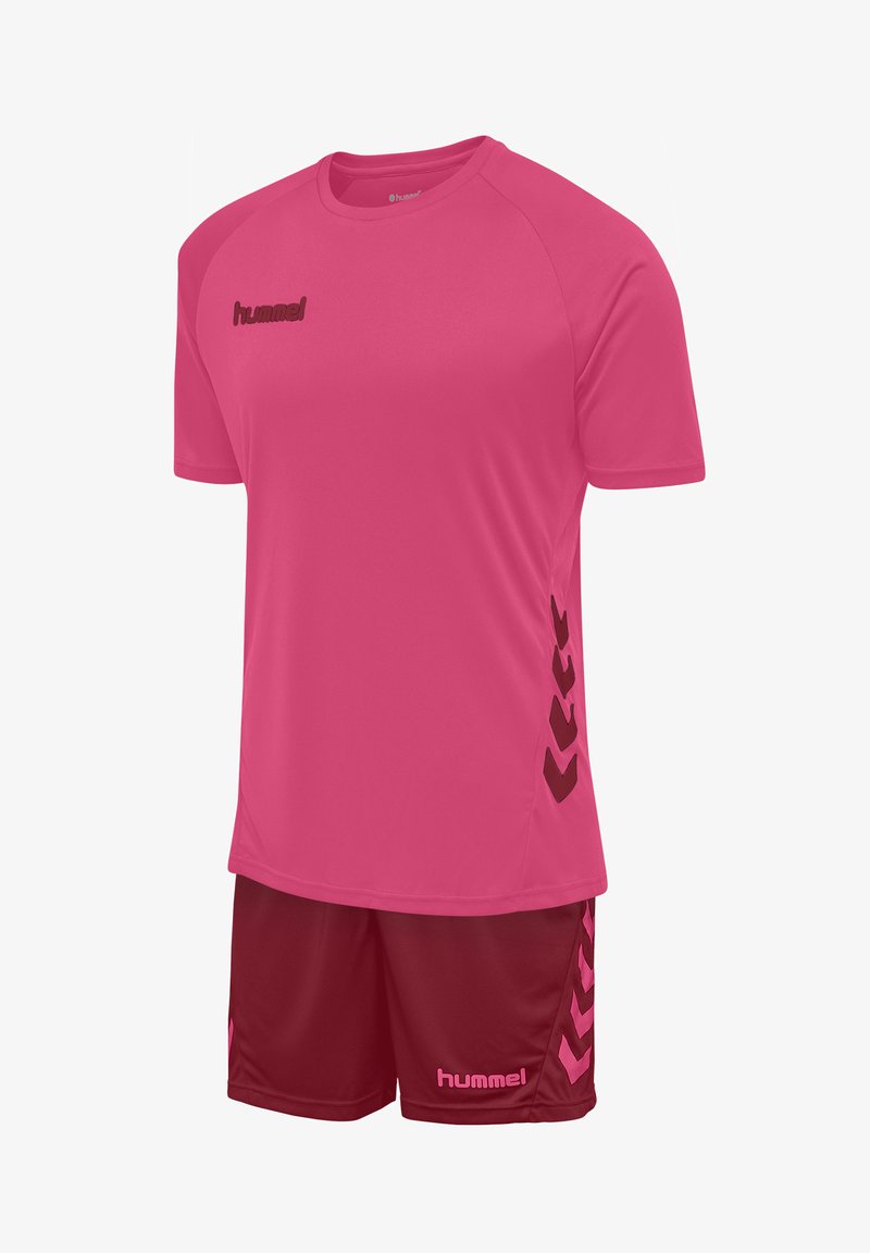 Hummel DUO SET - Shorts - raspberry sorbet/biking red
