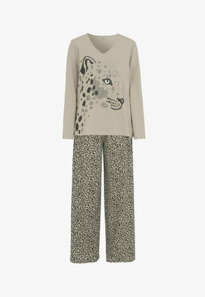 Cellbes of Sweden TWO PIECE SET - Pyjama - beige leopard