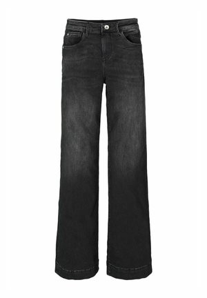 Garcia CELIA 249 WIDE - Flared Jeans - dark used