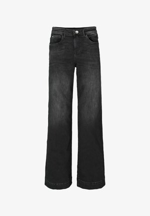 Garcia CELIA 249 WIDE - Flared Jeans - dark used