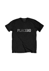 Paradiso Clothing PLACEBO GLITCH BAND LOGO - Print T-shirt - black