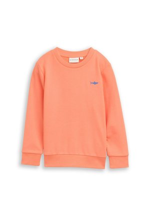 BASIC MIT PRINT - Sweater - bright coral