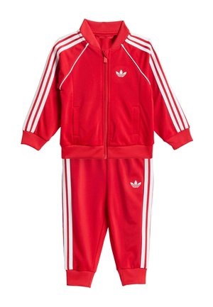 SUPERSTAR UNISEX - Spodnji deli trenirk - better scarlet