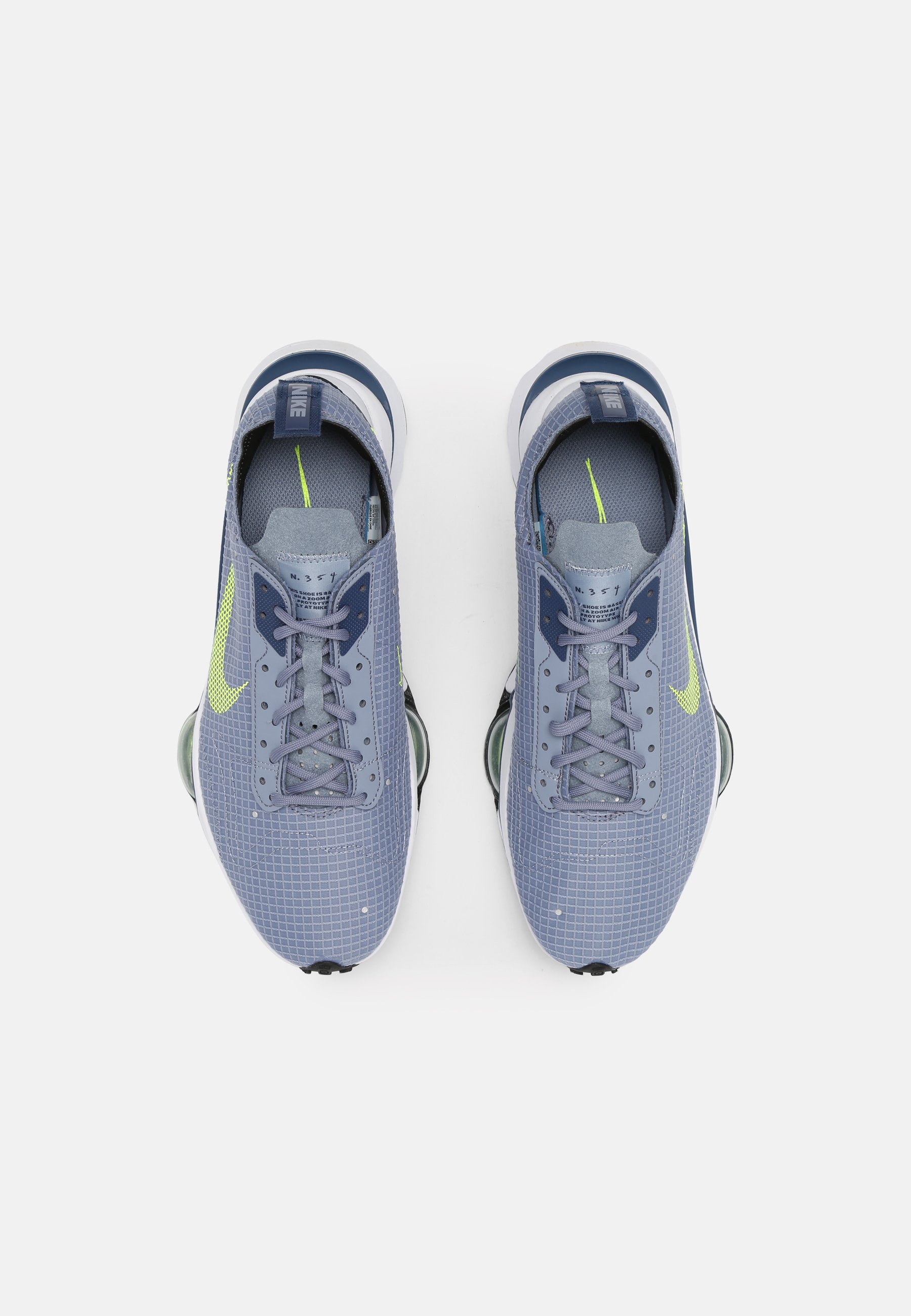 Nike Sportswear AIR ZOOM TYPE - Trainers - ashen slate/volt  /blue/white/black/blue - Zalando.co.uk