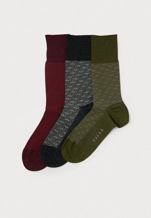 AIRPORT SPECIAL EDITION 3-PACK - Chaussettes - black green red
