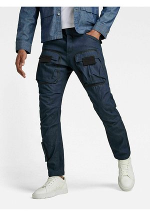 3D PM STRAIGHT TAPERED CARGO - Bojówki - raw denim