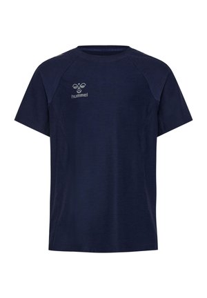 CIMA - T-shirt imprimé - marine melange
