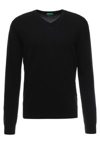 United Colors of Benetton Stickad tröja - black