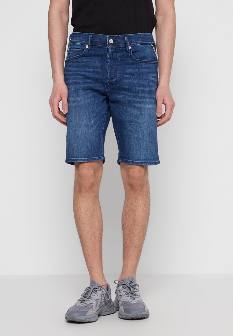 Replay Jeansshort blauw