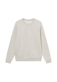 Šviesiai pilka sportinė palaidinė su išilginėmis giliai iškirptomis rankovėmis ir tiesia apačia. Savybė - subtilus siuvinėjimas ant krūtinės.