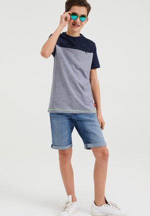 Print T-shirt - blue