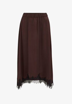 WE Fashion, WE FASHION - A-snit nederdel - dark brown