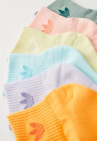 adidas Originals 6 PACK - Sokid - silver green   glow pink   powder yellow
