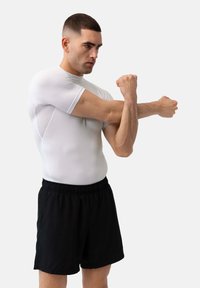 Danish Endurance COMPRESSION SHORT SLEEVE 2-PACK - Camiseta deportiva - black white