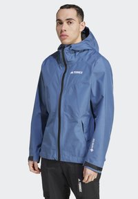 adidas Terrex XPR GORE PAC JJACKET - Giacca hard shell - blue