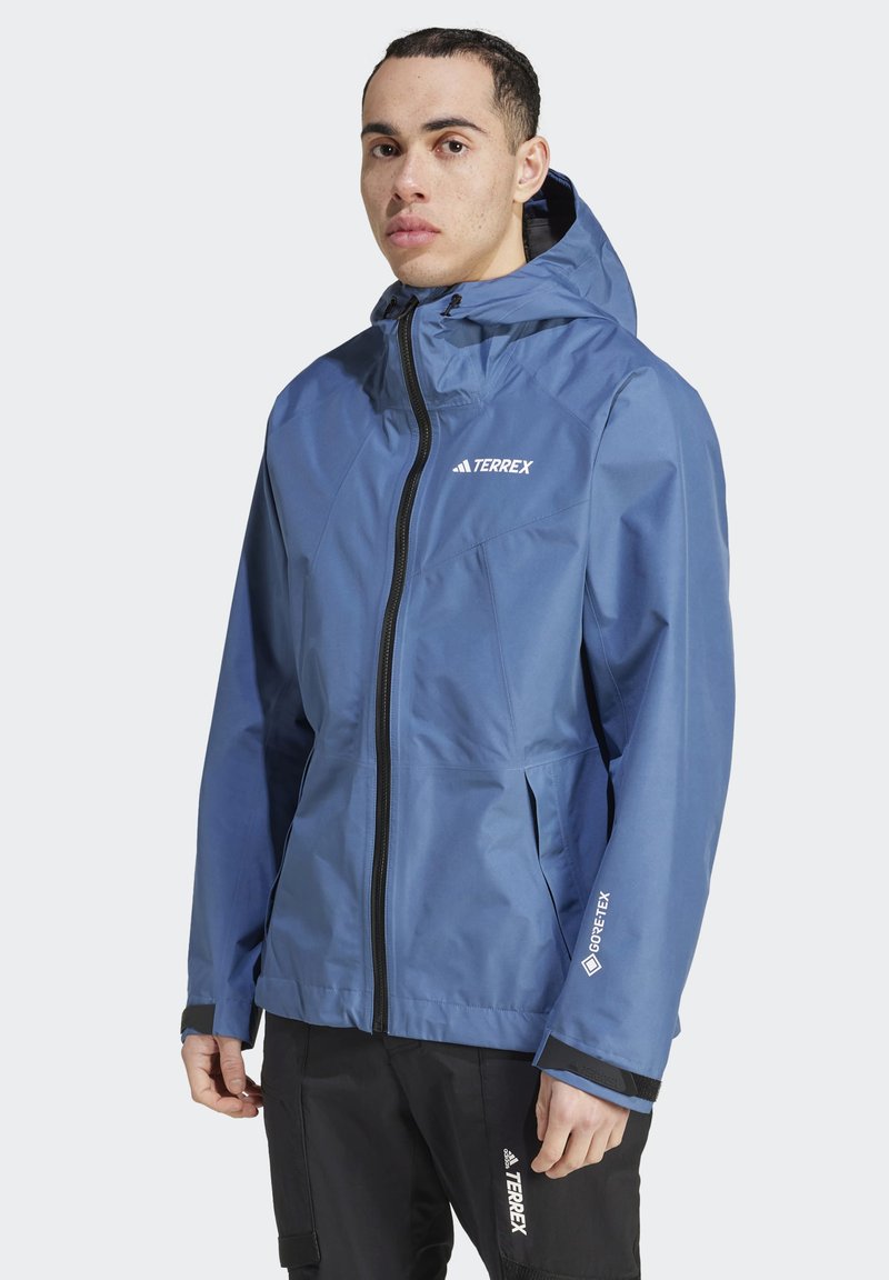 adidas Terrex XPR GORE PAC JJACKET - Giacca hard shell - blue