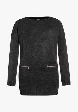 Kaporal PAKO - Pletené šaty - dark grey melange