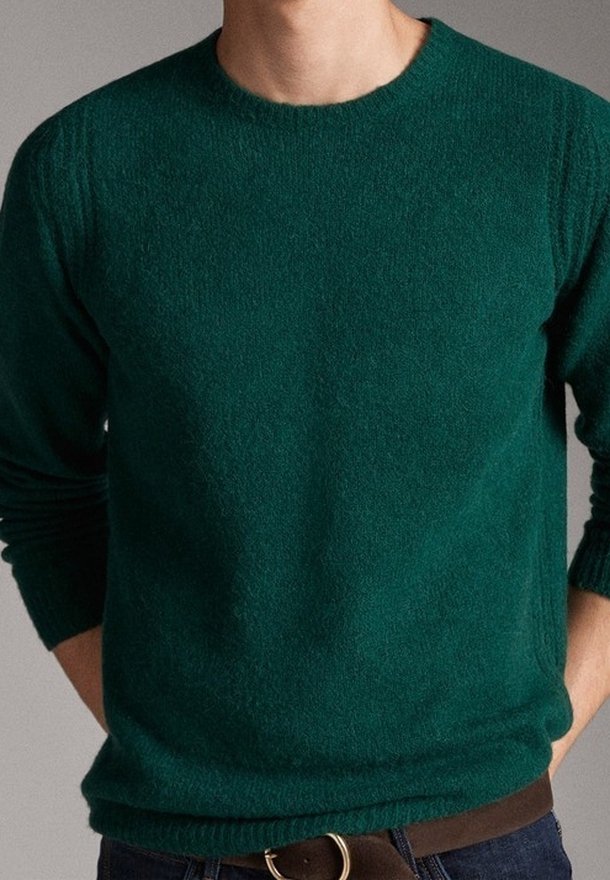 Massimo Dutti Pullover - green