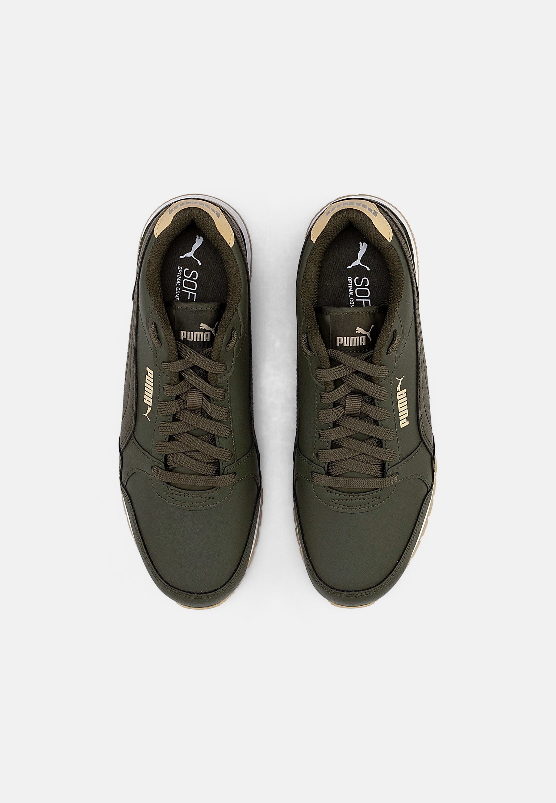 khaki trainers puma