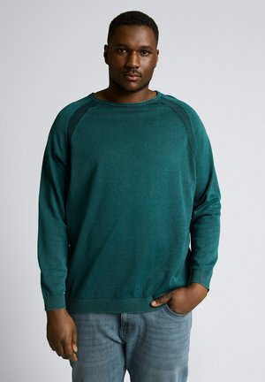 PULLOVER PLUS SIZE  - Strickpullover - deep meadow green