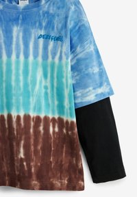 Desigual TIE-DYE LAYERED EFFECT  - Top dugih rukava - black