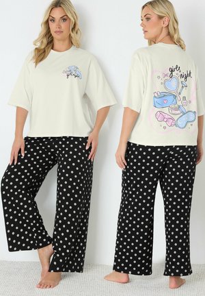 Yours Clothing, PLUS SIZE PYJAMAS SET - Pyjama - white