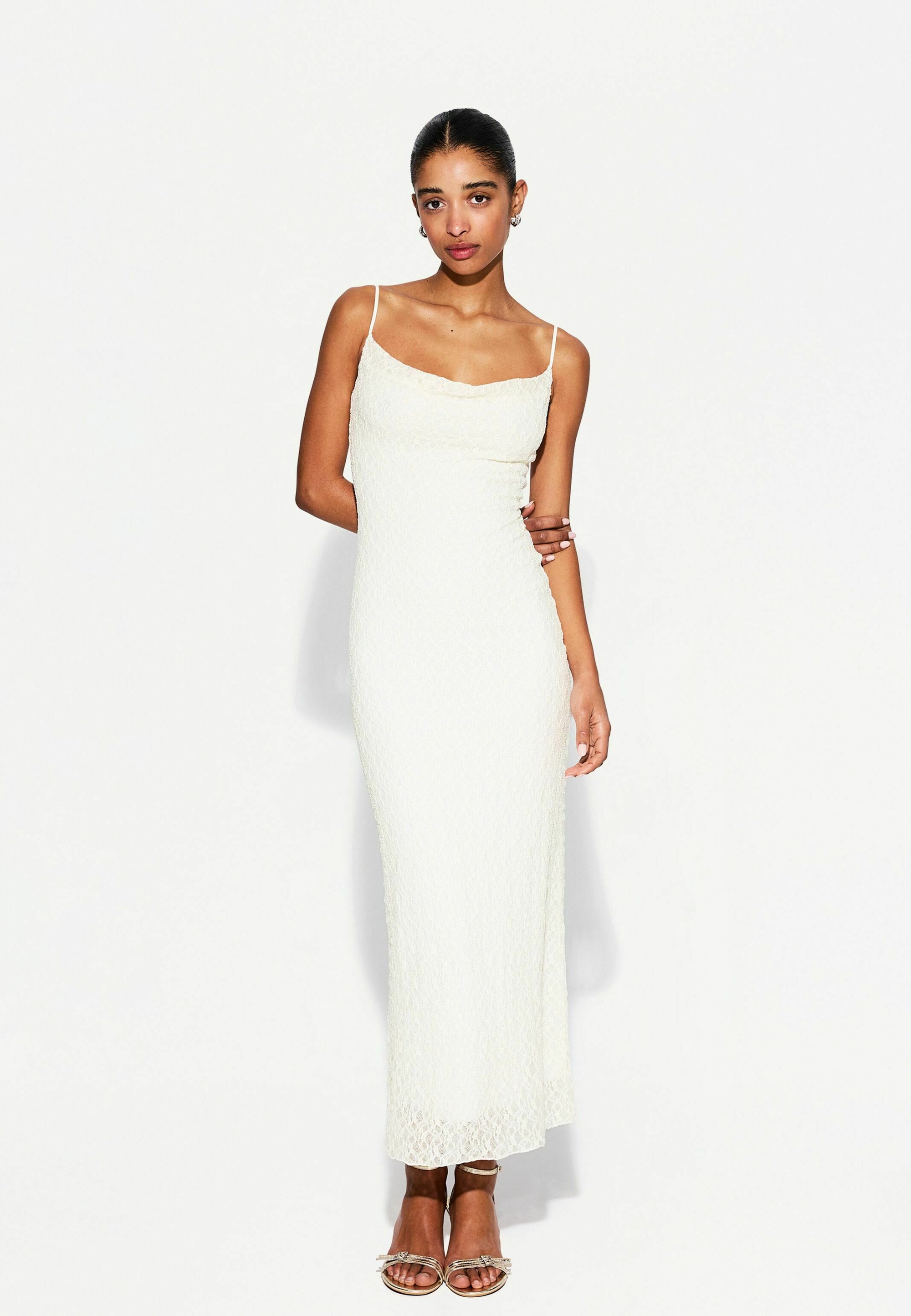 White Dress Witte Cocktail Jurk Maxi Dress Witte Jurk Zalando NA
