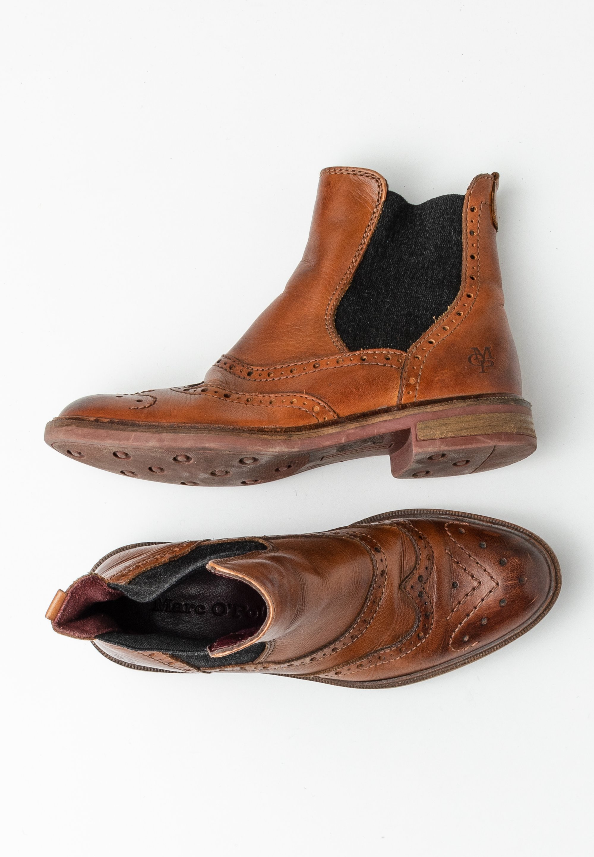 Marc O'Polo Plateaustiefel brown/braun (Pre-owned) Zalando
