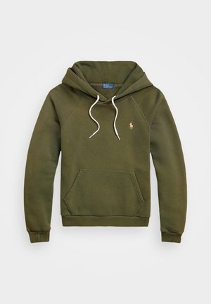 Polo Ralph Lauren SHRUNKEN FIT FLEECE HOODIE - Hoodie - thermal green