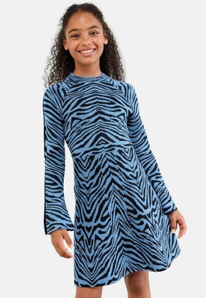 REGULAR FIT - ZEBRA - Pulóverruha - blue