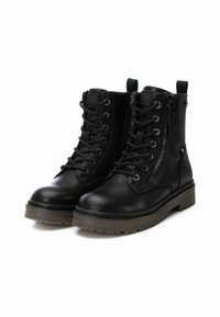 XTI Botines con cordones - black
