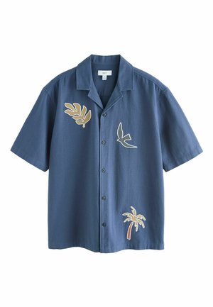 Next, REGULAR FIT - PRINT SHORT SLEEVE SHIRT . - Ing - navy palm