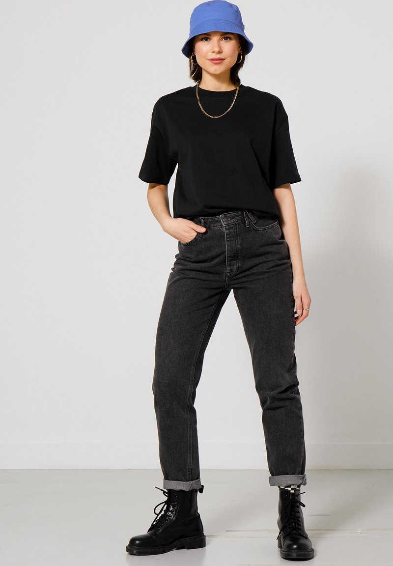 America Today ELVA Tshirt basic washed black/zwart Zalando.nl
